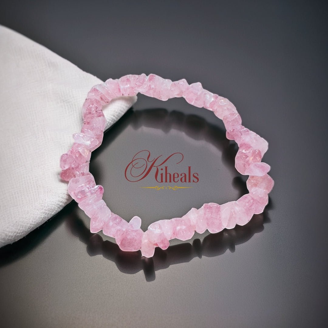 Elemental Ritualised Rose Quartz Bracelet - Ki Heals