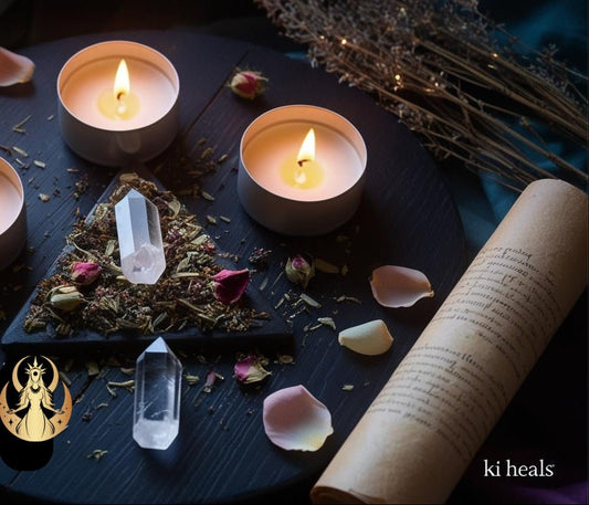 Moon Ritual Kit — Manifest Wealth, Success & Flow Under Lunar Power 🌕 - Ki Heals
