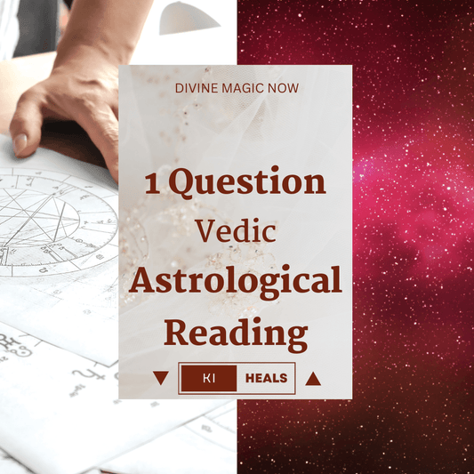 One - Question Vedic Astrology Reading – 15 - Minute Clarity Session - Ki Heals